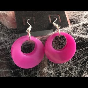 Homemade resin earrings